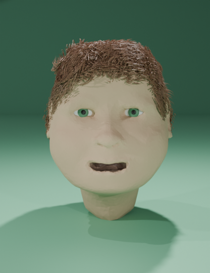 blender visage de bébé